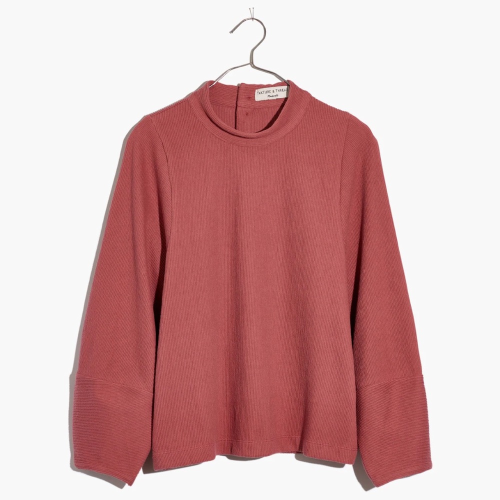 Madewell Pink Long Sleeve Top
